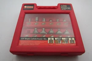 HICKORY WOODWORKING  11 PIECE CARBIDE ROUTER BIT SET -- RBK-1029 - Picture 1 of 10