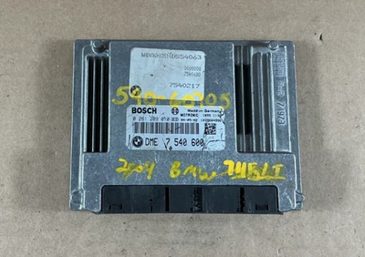 BMW 745i 745li E65 E66 2002-2005 módulo de control del motor ECU 7540600, 7540217 Foto 1 de 4