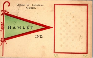 Hamlet, Indiana Postkarte (1915) Grüße aus.. - Bild 1 von 2