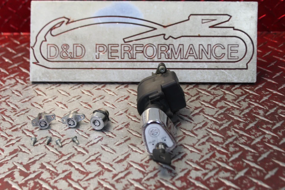 Harley Street Glide 2010 OEM interruptor de encendido llave inferior superior alforja cerraduras SG47 Foto 1 de 4