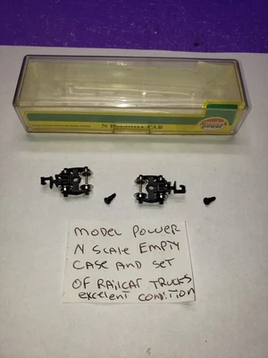 N Scale Model Power  EMPTY CASE , SET OF  TRUCKS EXCELLENT CONDITION LOT - Image 1 of 4