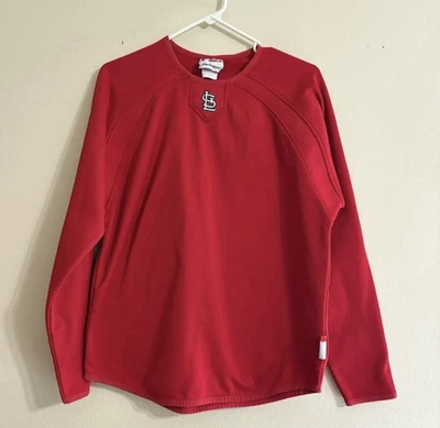 Majestic Athletic MLB youth XL Red St. Louis Cardinals Therma Base Batting Cl - Image 1 of 4