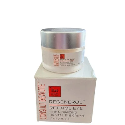 Consult Beaute Regenerol Retinol Eye Line Minimizing Orbital Eye Cream 0.5oz NIB - Image 1 of 4