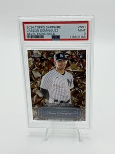 Zafiro Topps 2024 - Jasson Dominguez Zafiro Selecciones Oro/50 #SS-1 PSA 9 - Imagen 1 de 2