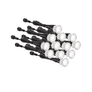 Aurora EN-DK12/30 230V 7.2W LED IP67 Decking Light Kit 12-Pack 3000K - Picture 1 of 4