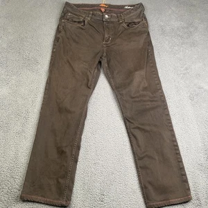 Tommy Bahama Sand Drifter Jeans Mens 36x32 Brown Authentic Straight Pants Casual - Picture 1 of 12