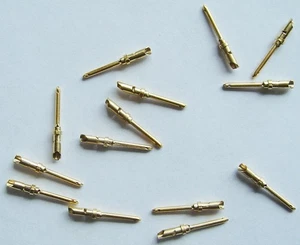 ~ Stck = 25 AMP 66570-3 Tyco TE Kontaktstecker Löttopf Stiftgröße DF-20 - Bild 1 von 1