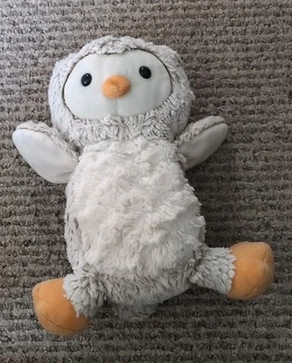 Target Limited Edition Owl Plush Stuffed Animal White And Orange  - Image 1 of 3