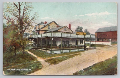 Postal de colección Carsonia Inn at Carsonia Park en Reading, Pensilvania. Foto 1 de 2