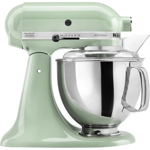 KitchenAid Artisan Series Batidora de pie con cabezal inclinable de 5 cuartos de galón en pistacho - Caja abierta - Imagen 1 de 11
