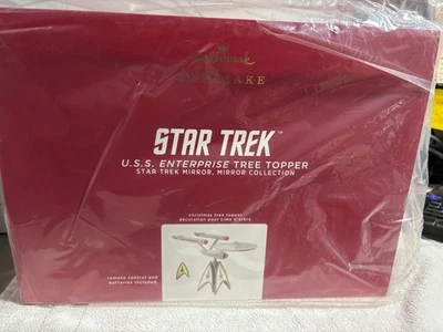 Star Trek Enterprise Tree Topper 2022 Hallmark Keepsake Storyteller NEW - Image 1 of 4