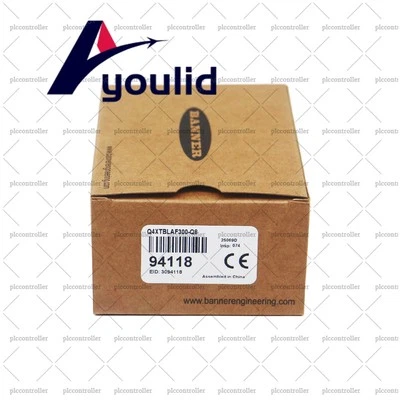 New Banner Engineering Q4XTBLAF300-Q8 Laser Adjustable  US Free tax - Image 1 of 4