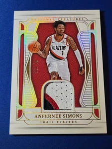 2024-25 National Treasures Anfernee Simons Material Treasures Prime Patch #01/25 - Bild 1 von 2