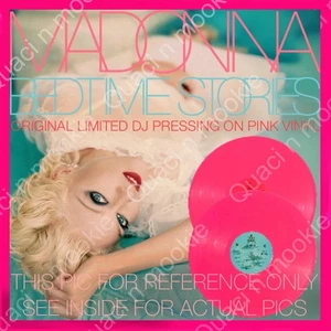 Rare Limited 1994 U.S DJ Promo Pressing 2LP Pink Vinyl Madonna Bedtime Stories - Picture 1 of 16