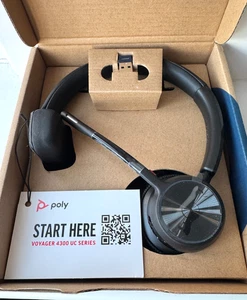 Poly Voyager 4310 UC Wireless Headset - Teams Certified NEW - Picture 1 of 10