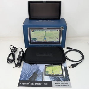 Receptor GPS navegación Magellan RoadMate 1700 pantalla de 7" funciona cuando está enchufado - Imagen 1 de 16