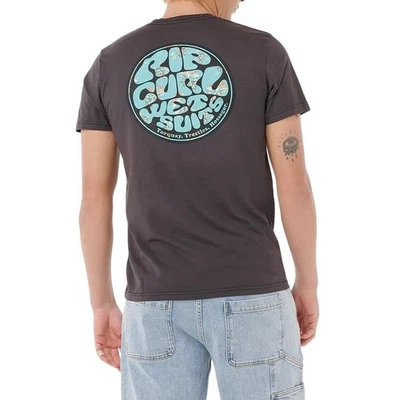 Rip Curl Wettie Passage Icon Camiseta S/S - Phantom - Imagen 1 de 4