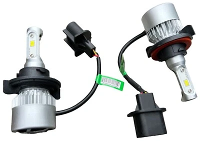 H13 9008 LED Headlight bulbs Hi / Lo Dual Beam FOR 2004+ F150 05+ F250 F350 F450 - Image 1 of 3