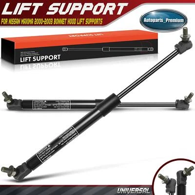 2x Soportes de elevación del capó delantero Amortiguadores Puntales para Nissan Máxima 2000-2003 Sedán 4 puertas Foto 1 de 4