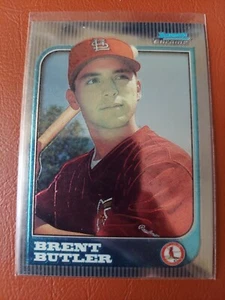 1997 Bowman Chrome St. Louis Cardinals Baseball Card #271 Brent Butler RC - Picture 1 of 2