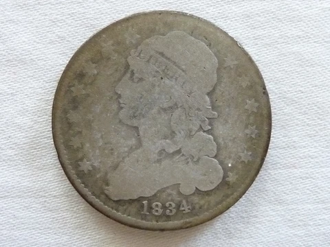 1834 Capped Bust Quarter Cover
