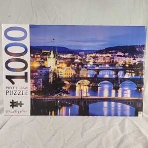 Puzzle 1000 Piece Mindbogglers Jigsaw Vltava River Prague Czech Republic NEW  - Picture 1 of 4