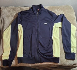 Boys Navy Blue Puma Track Jacket - Picture 1 of 4
