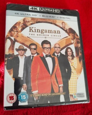 KINGSMAN THE GOLDEN CIRCLE 4K UHD AND BLU RAY NEW AND SEALED UK RELEASE - Image 1 of 2