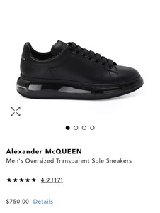 Alexander McQueen Black Casual Shoes 
