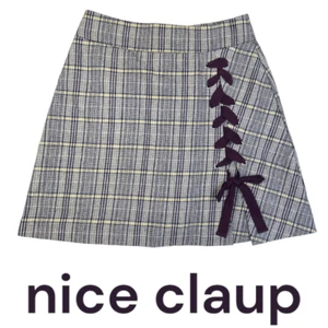 Nice Claup Plaid Skort Junior’s 11 Multicolored Polyester Blend - Picture 1 of 8