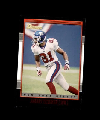 AMANI TOOMER NEW YORK GIANTS TOPPS 2001 BOWMAN #97 - Image 1 of 2