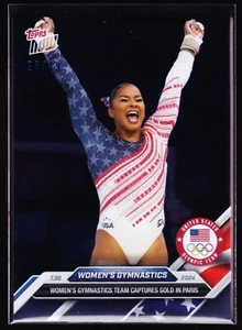 Women's Gymnastics Olympic Team Gabby Douglas 2024 Topps Now #8 Blue 16/49 - Picture 1 of 2