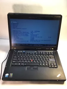 IBM ThinkPad Z61e 15" Laptop Intel Core Solo 1.66GHz- BOOTS TO BIOS - MZ - Picture 1 of 7