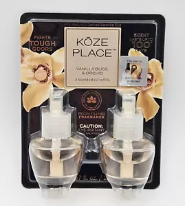 Paquete de 2 recambios de aceite perfumado Koze Place Vanilla Bliss & Orchard para enchufe - Imagen 1 de 2