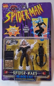 1996 Marvel Spider-Man Animated Series Black Cat ToyBiz - Picture 1 of 2