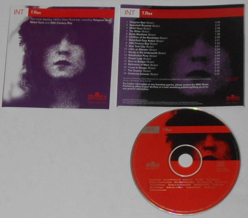 T. Rex - INT - 2001 U.K. promo cd - Image 1 of 1