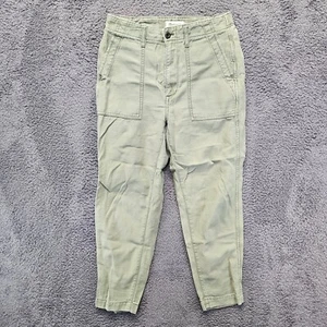 Pantalones Madewell para mujer talla 26 verde mango tiro alto ajuste cónico fatiga carga - Imagen 1 de 10