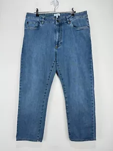 Peter Millar Crown Pilot Mill Jeans Pants Blue Denim Stretch Tag 36x32 (34x26) - Picture 1 of 9