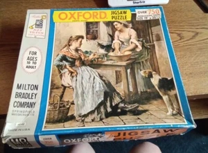 VINTAGE Oxford Country Kitchen Milton Bradley 750 Piece Puzzle Preowned - Bild 1 von 3