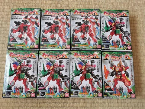Kishiryu Sentai Ryusoulger Mini pla Model 02 Five Knigths & Dime Volcano Set Cover