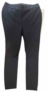 J CREW Any Day Eco Ponte Knit Stretch Black Rear Zip Leggings Pants Size Small - Picture 1 of 7