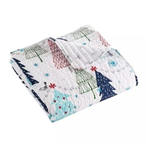 Levtex Home Holiday White Pine Quilted Throw 50"x60" - Picture 1 of 4