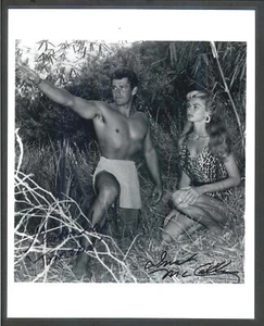 Gordon Scott & Irish McCalla - Foto autógrafa firmada - Tarzán y Sheena - Imagen 1 de 1