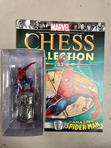INCREÍBLE FIGURA MODELO SPIDER-MAN EAGLEMOSS EDICIÓN 83 COLECCIÓN AJEDREZ MARVEL THE CHESS - Imagen 1 de 4