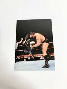 Big Show Lays Out The Ministry 1999 Comic Images WWF SmackDown! WWE Card # 63 - Picture 1 of 2