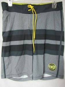 Chicago Cubs Mens Size 34 Embroidered Swim Trunks Board Shorts Swimsuit C1 515 - Picture 1 of 3