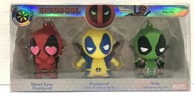 NUEVO Bolso de Coleccionistas Deadpool Clip Corazón Ojos Deadpool Solo Verde Exclusivo Raro Foto 1 de 3