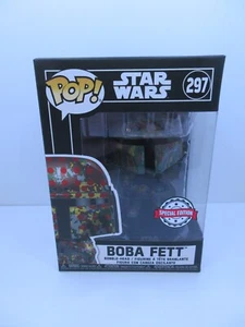 Star Wars - Boba Fett #297 Funko Pop Vinyl Figure Art Series 2019 + PP - Picture 1 of 7