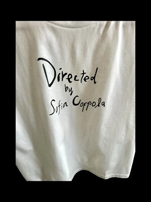Camiseta Sofia Coppola Talla Pequeña Director Años 90 Hollywood Y2K Película Indie Promo Foto 1 de 4