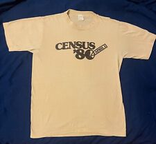 Vintage 1980 Census Taker T-shit April 1st USA Classic Rare Sz L wears M soft